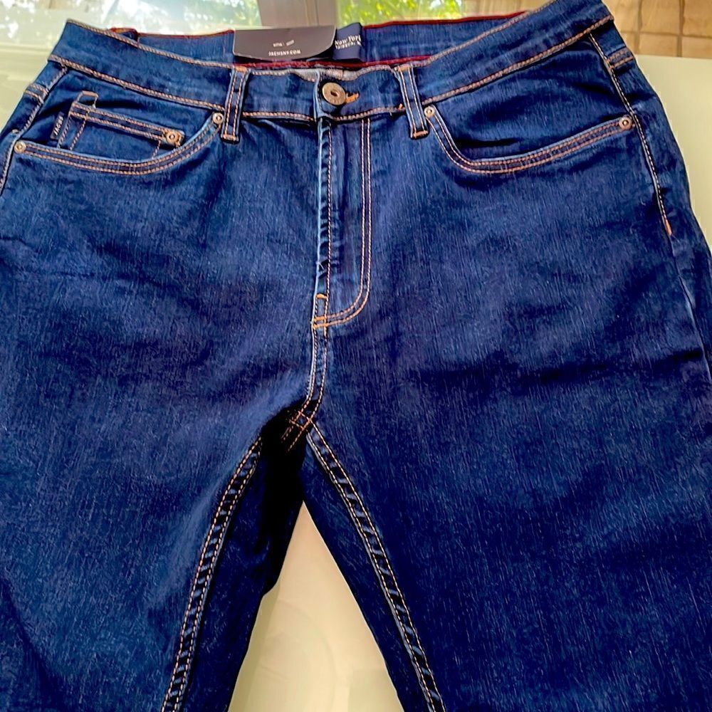 Zachsny jeans NWT 34/29 blue comforter, stretch denim tribeca ny